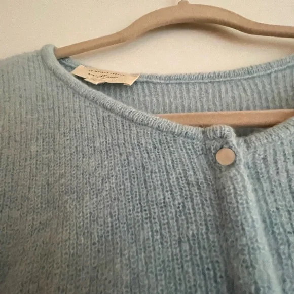 Sèzane Gaspard Light Blue Cardigan - Picture 3 of 5